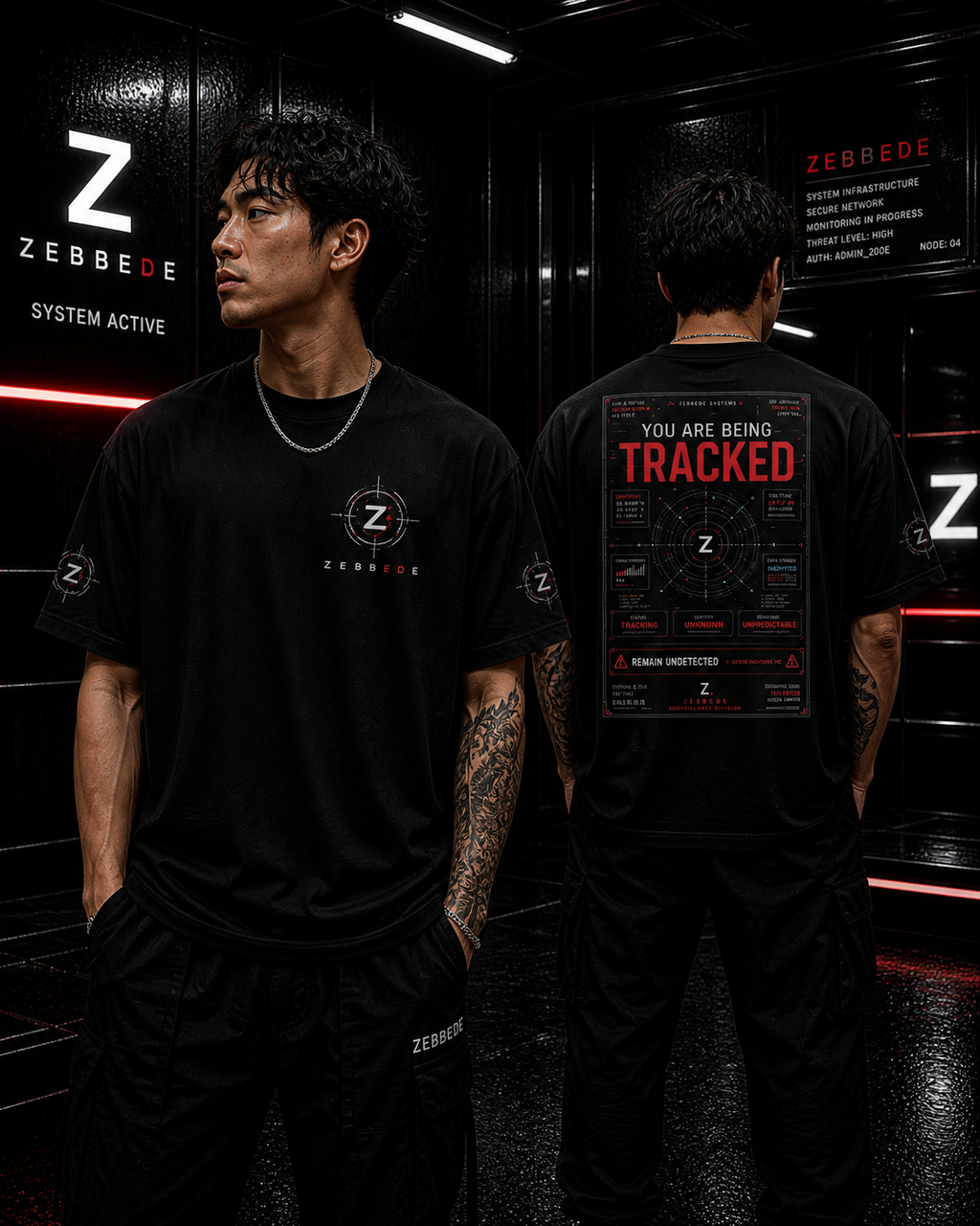 YOU ARE BEING TRACKED Box Tee