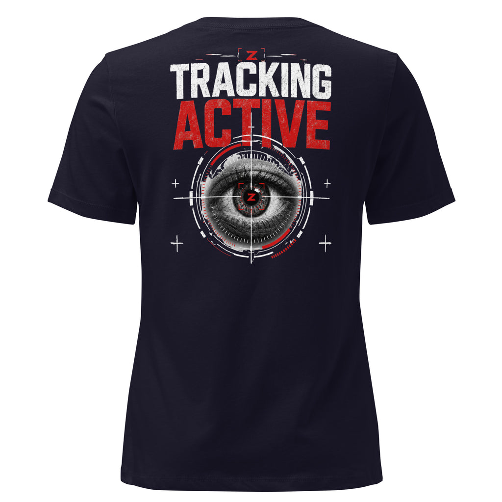 Tracking Active Women's Relaxed T-Shirt product mockup