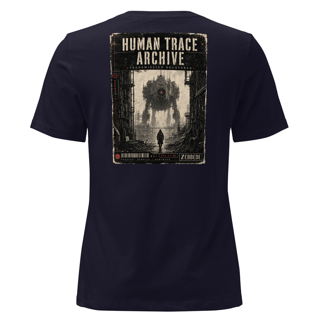 Human Trace Archive Women's Relaxed T-Shirt product mockup