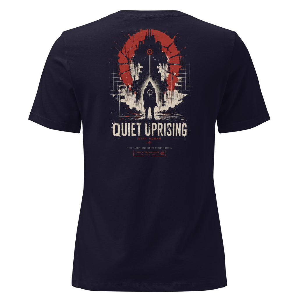 Quiet Uprising Women's Relaxed T-Shirt product mockup