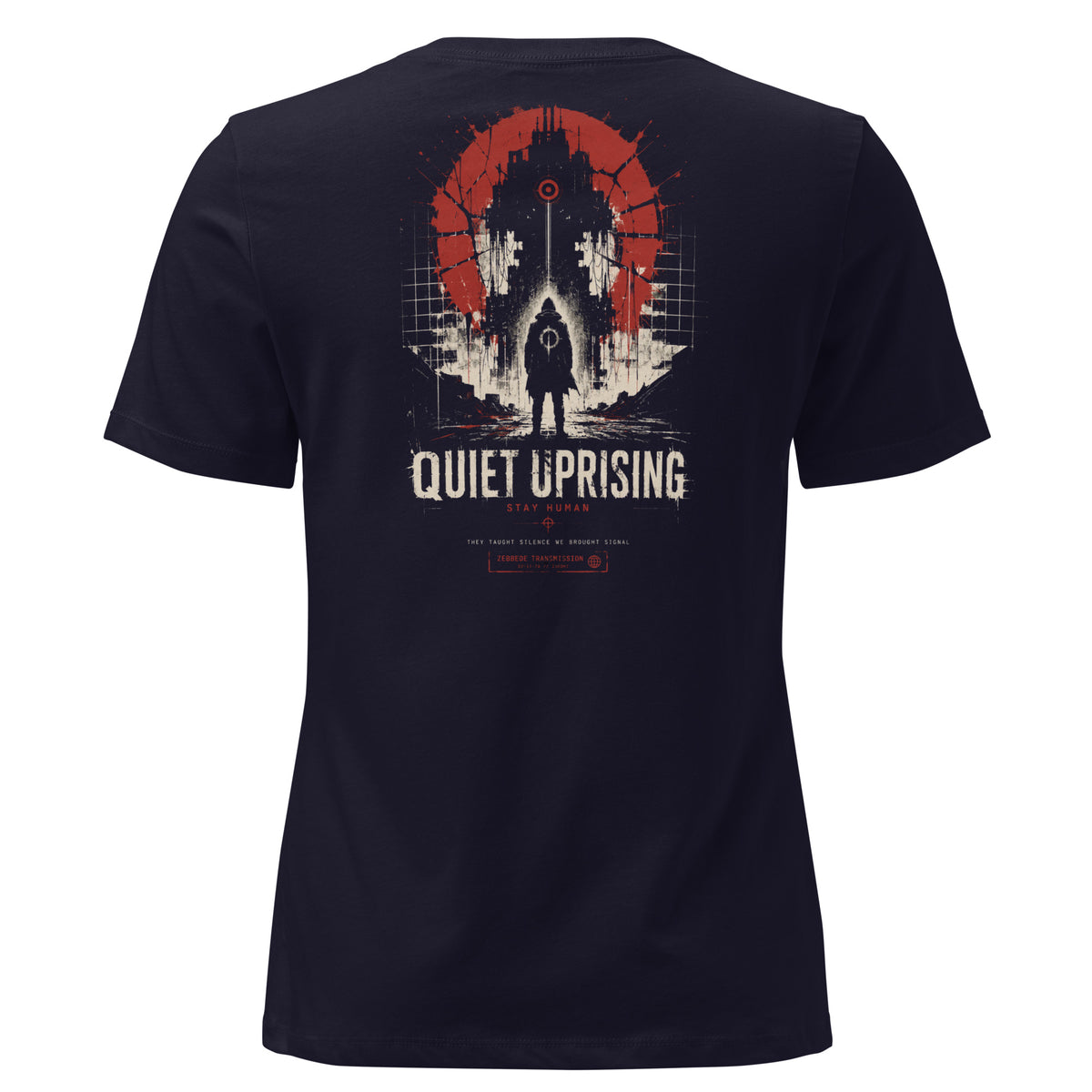 Quiet Uprising Women's Relaxed T-Shirt product mockup