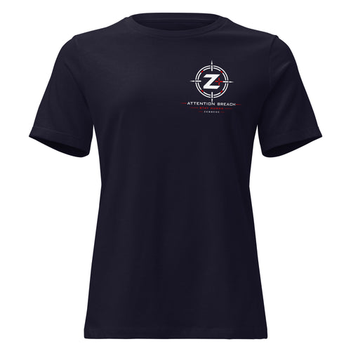 Attention Breach Women's Relaxed T-Shirt product mockup