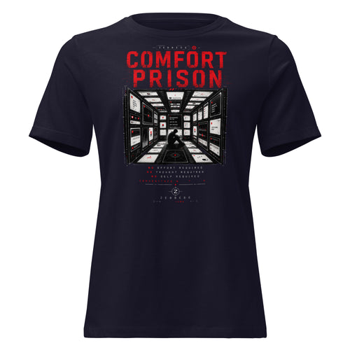 Comfort Prison Women's Relaxed T-Shirt product mockup